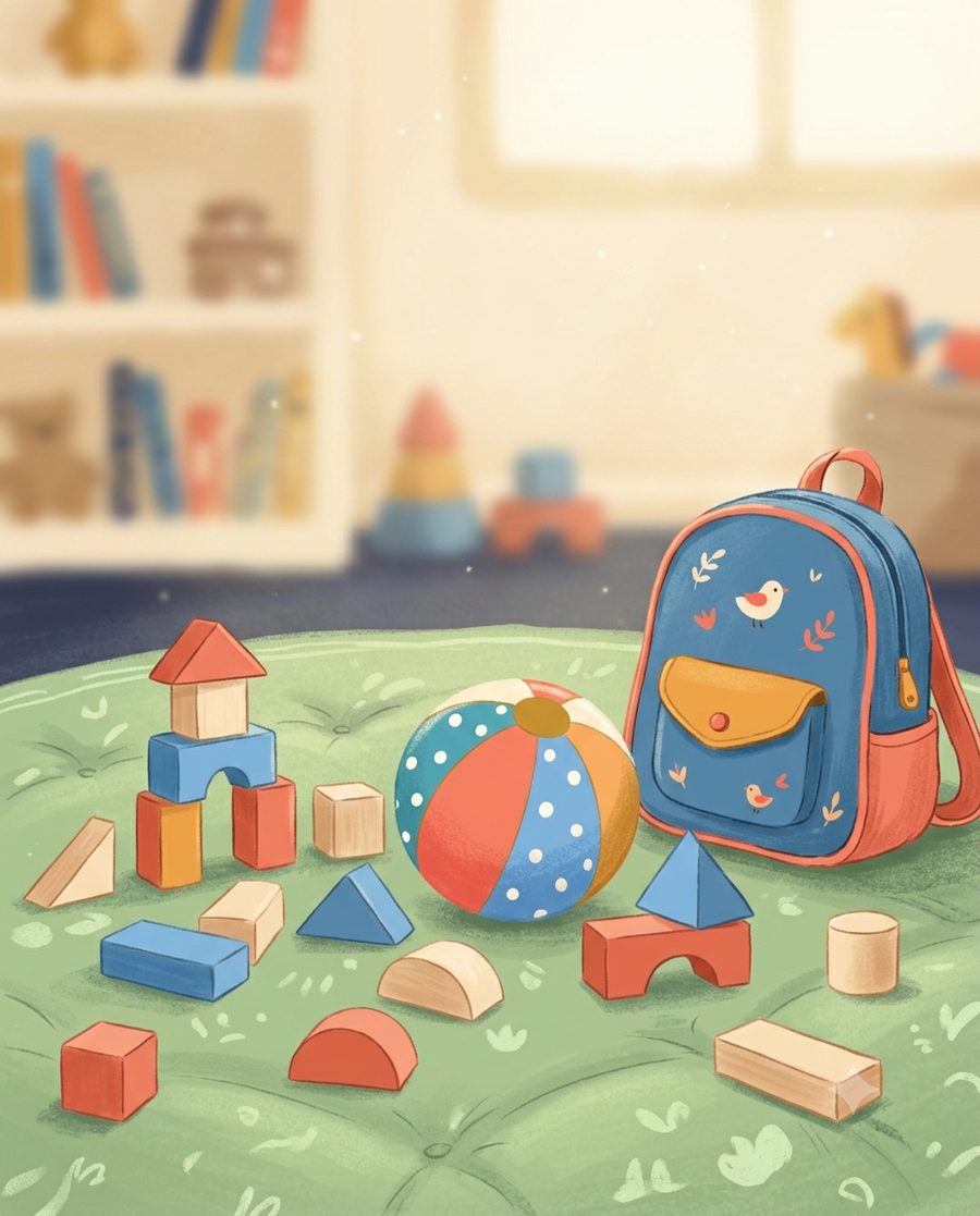 Concept illustration of a storybook and graduation cap